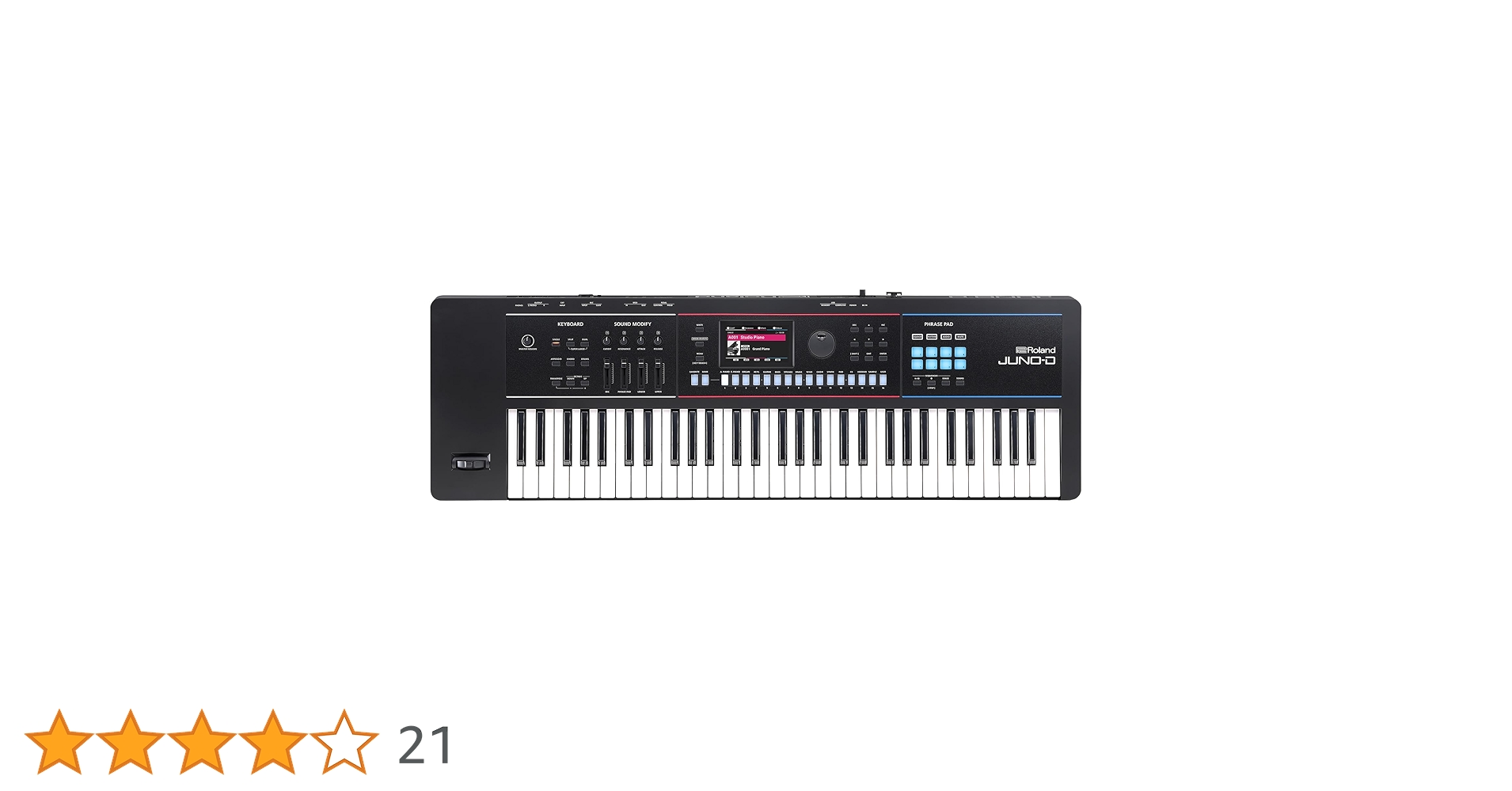 Amazon.co.jp: Roland JUNO-D6シンセサイザー | シンセアクション付き